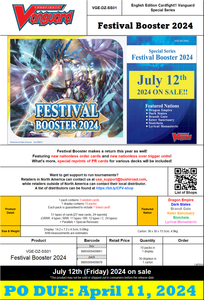 Cardfight Vanguard Festival Booster 2024 Preorder